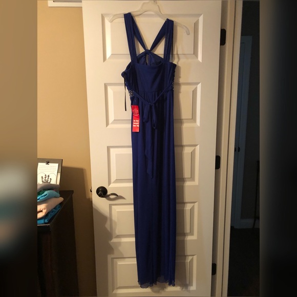 cobalt blue woman’s gown - Picture 2 of 2